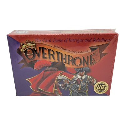 Overthrone The Card Game of Intrigue and Rebellion! NEW SEALED NOS 1999
