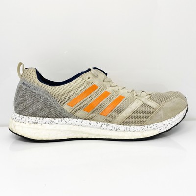 

Adidas Mens Adizero Tempo 9 BB6433 Цвет слоновой кости Кроссовки Кроссовки Размер 10.5 D, Adizero Tempo 9