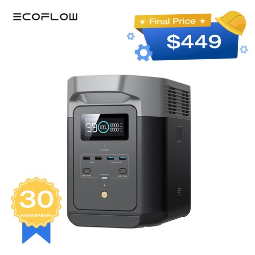 EcoFlow DELTA 2 Portable Power Station 1024Wh Generator for