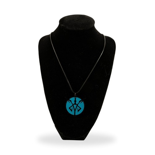 Resident Evil 4 Blue Medallion Necklace Merchant Challenge Pendant