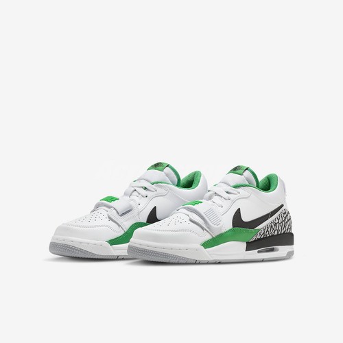 Детские повседневные кроссовки Nike Air Jordan Legacy 312 Low GS White Pine Green FN3407-101