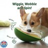 PAW QUEST Avocado Non-Spill Treat Dispensing Wobble Toys for Dogs