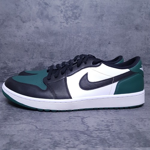NIKE Air Jordan 1 Low Golf Shoes Mens 14 Noble Green White