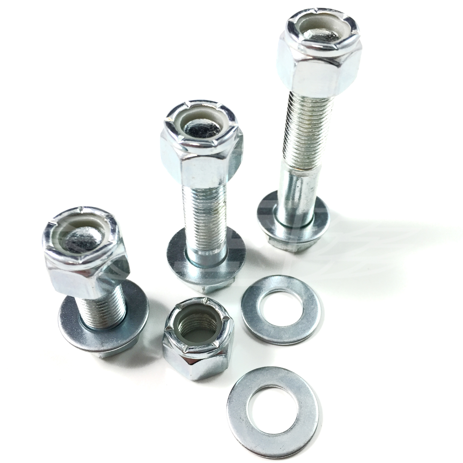 WASHERS QTY 5 SETS NYLOCS UNF THREAD IMPERIAL BOLTS 1//2/" x 2 1//2/"