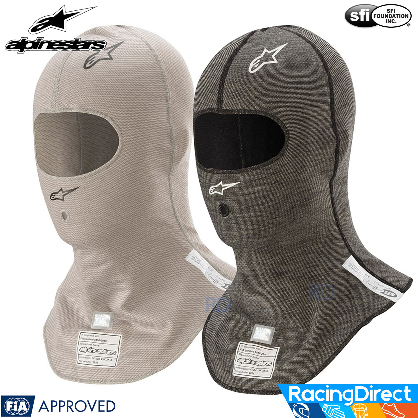 Alpinestars - Race v3 SFI/FIA Balaclava - SFI 3.3 / FIA 8856