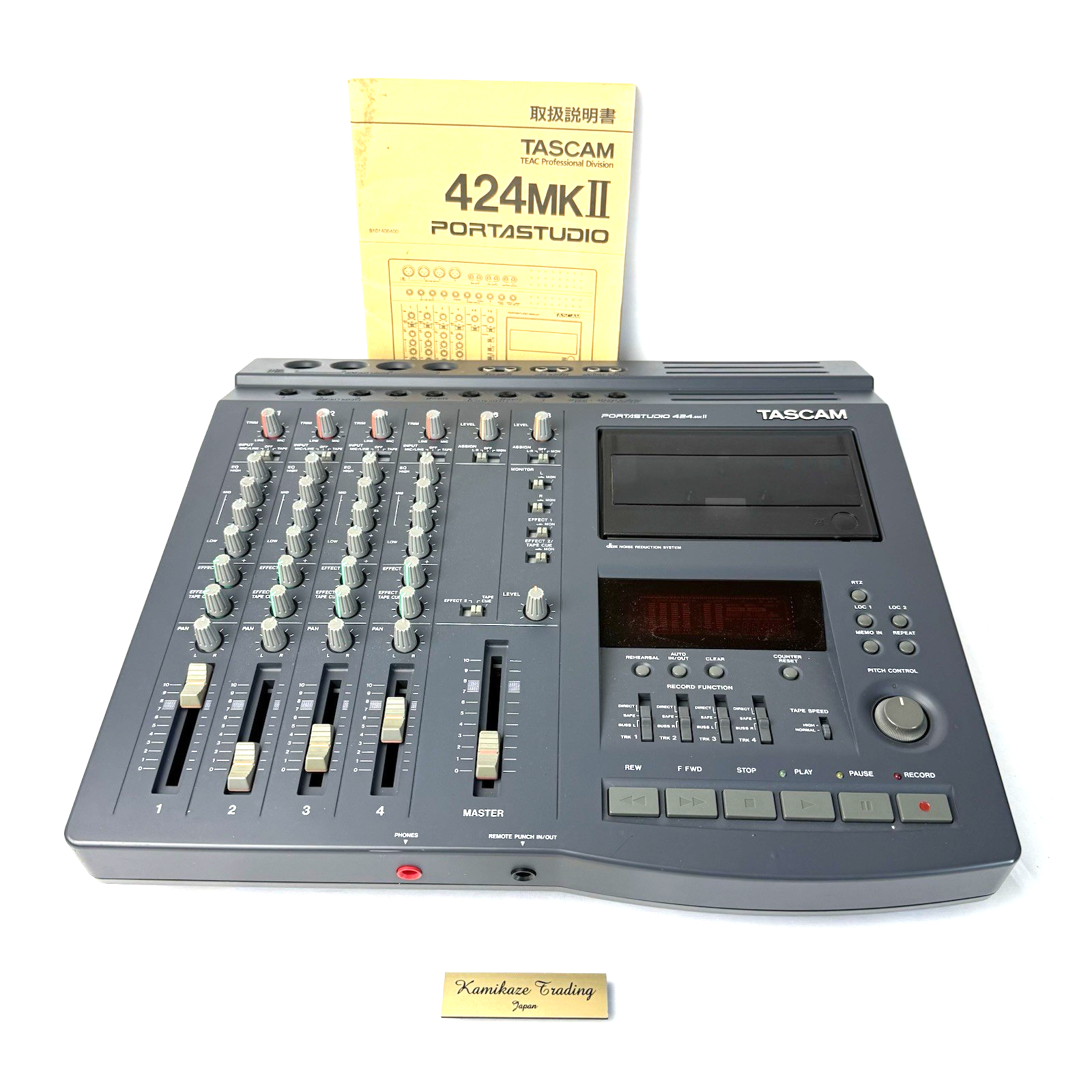 配信機器・PA機器・レコーディング機器 TASCAM PORTASTUDIO 424 MK III Tascam 424 MK3 Portastudio 4-Track Analog Tape Cassette