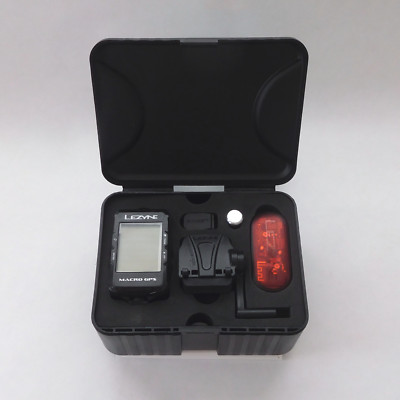 Lezyne Macro GPS Loaded Kit, includes Heart Rate Sensor, GPS Mount, Speed