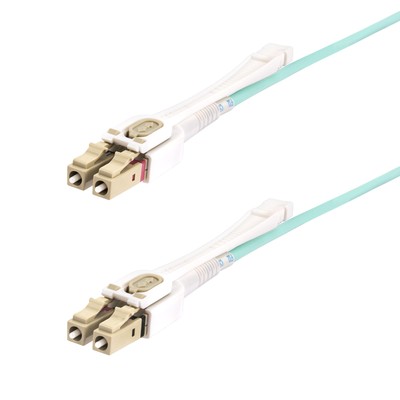 StarTech.com 4m (13ft) LC (UPC) OM4 Multimode Fiber Optic Cable, 50/125, 100G,