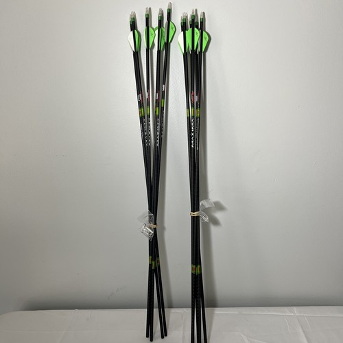 1dz. Carbon Express Maxima XRZ 350 Custom Crested Arrows  Bl