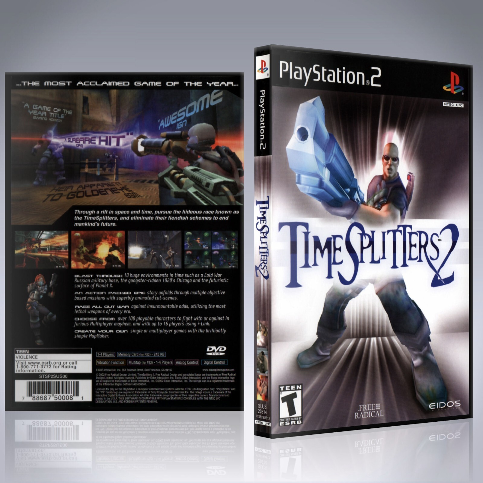 PS2 - NO GAME - Time Splitters 2 | eBay