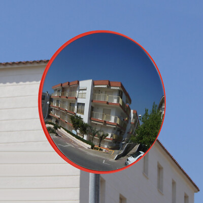 30'' Round Corner Convex Mirror Security Safety Outdoor Driveway Garage Wide View