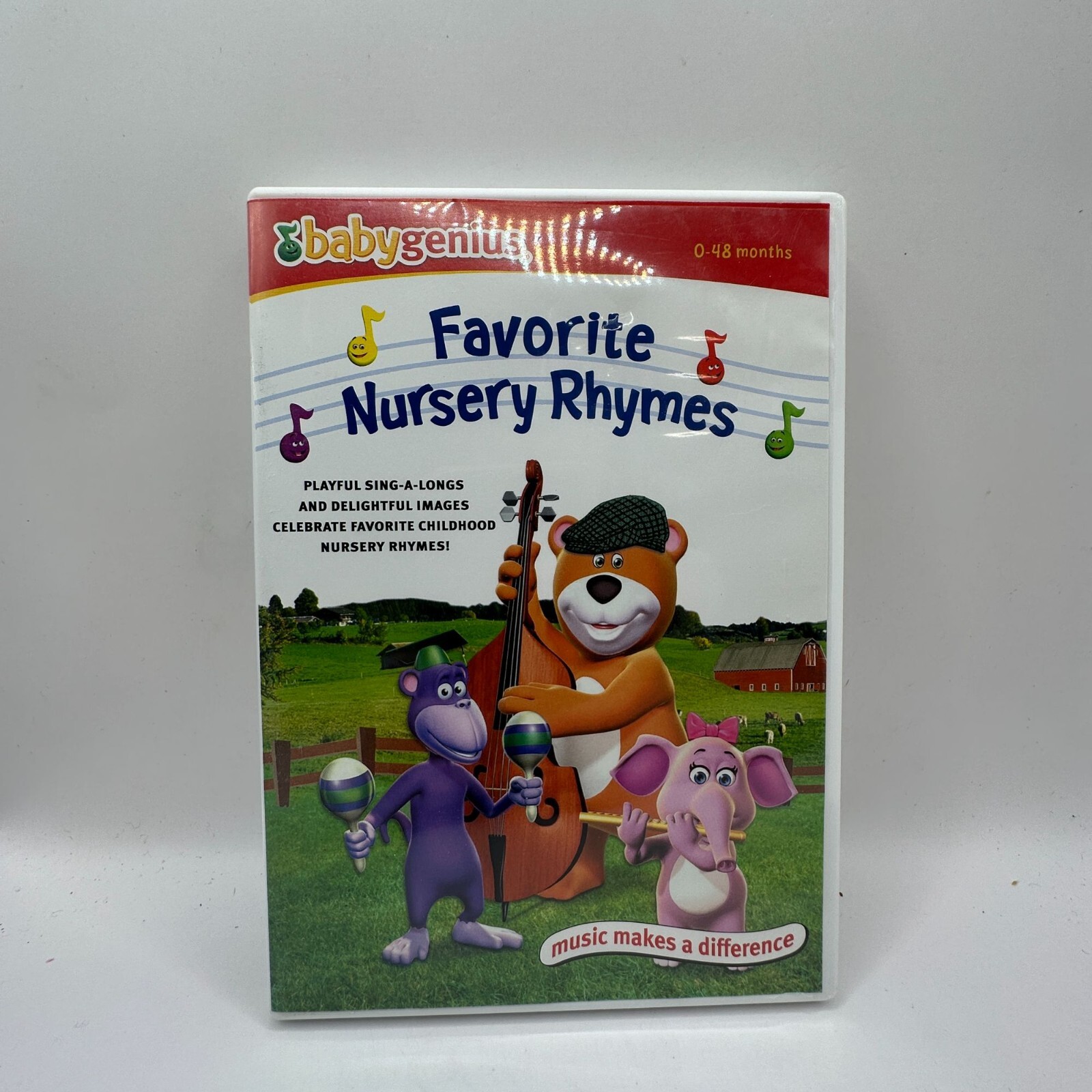 Baby Genius Favorite Nursery Rhymes DVD 1 Hour Animation