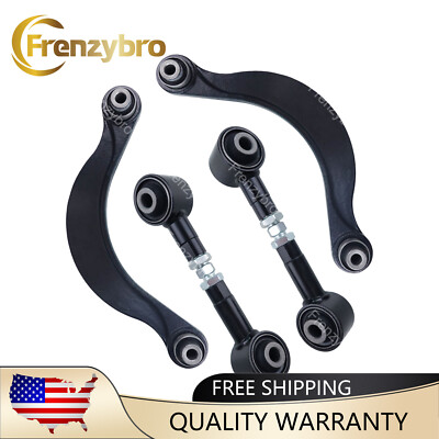 Rear Upper Forward Lower Control Arms w/Bushing for 03-08 Mazda 6 06 Ford Fusion