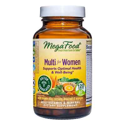 MegaFood Multi for Women 120 Tablets 60 Servings