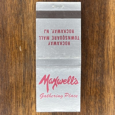Vintage Matchbook Maxwell s Gathering Place Rockaway New Jersey Matches Unstruck