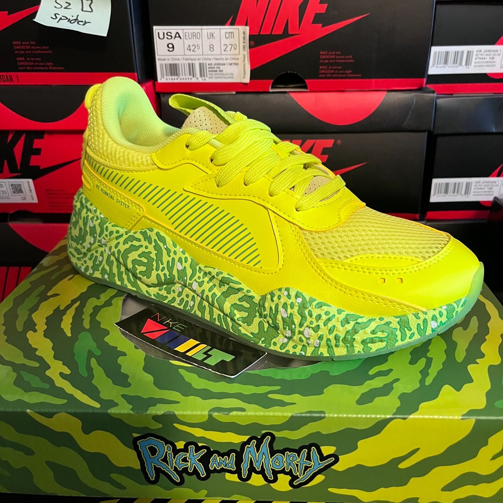 Puma RS-X Rick and Morty Men 386781-01 - NEW - SAME DAY SHIPPING | eBay