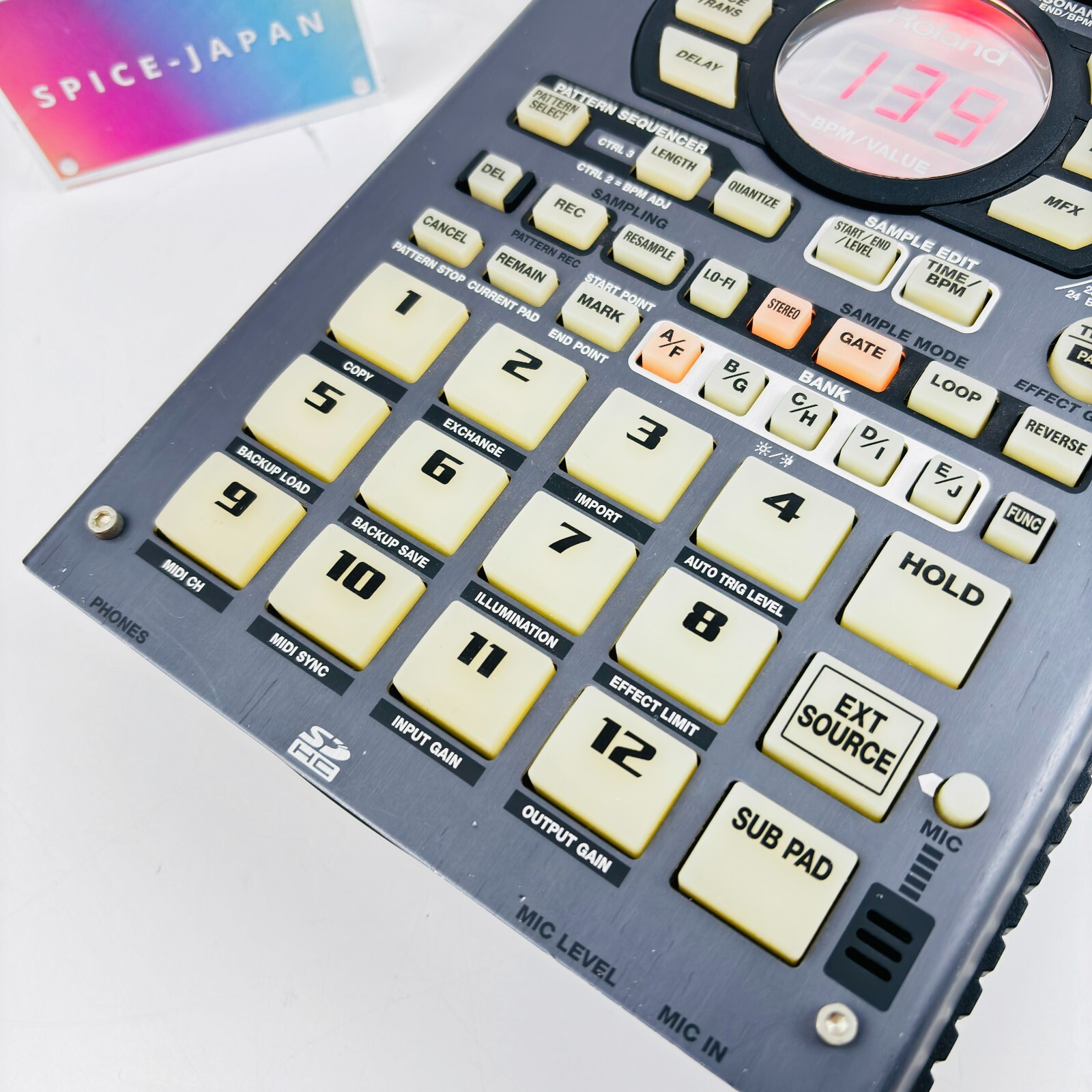 Roland SP-404SX Portable Linear Wave Sampler Used Works w