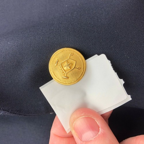 Ralph Lauren Gold Button Set of 10 From Mens Blazer A25-08