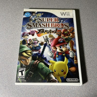 Super Smash Bros Brawl Case, Inserts & Disc Cib