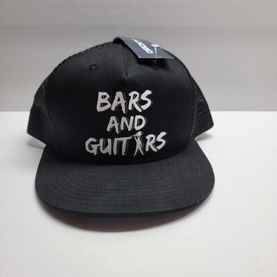 Decky Bars And Guitars Black Snapback Hat