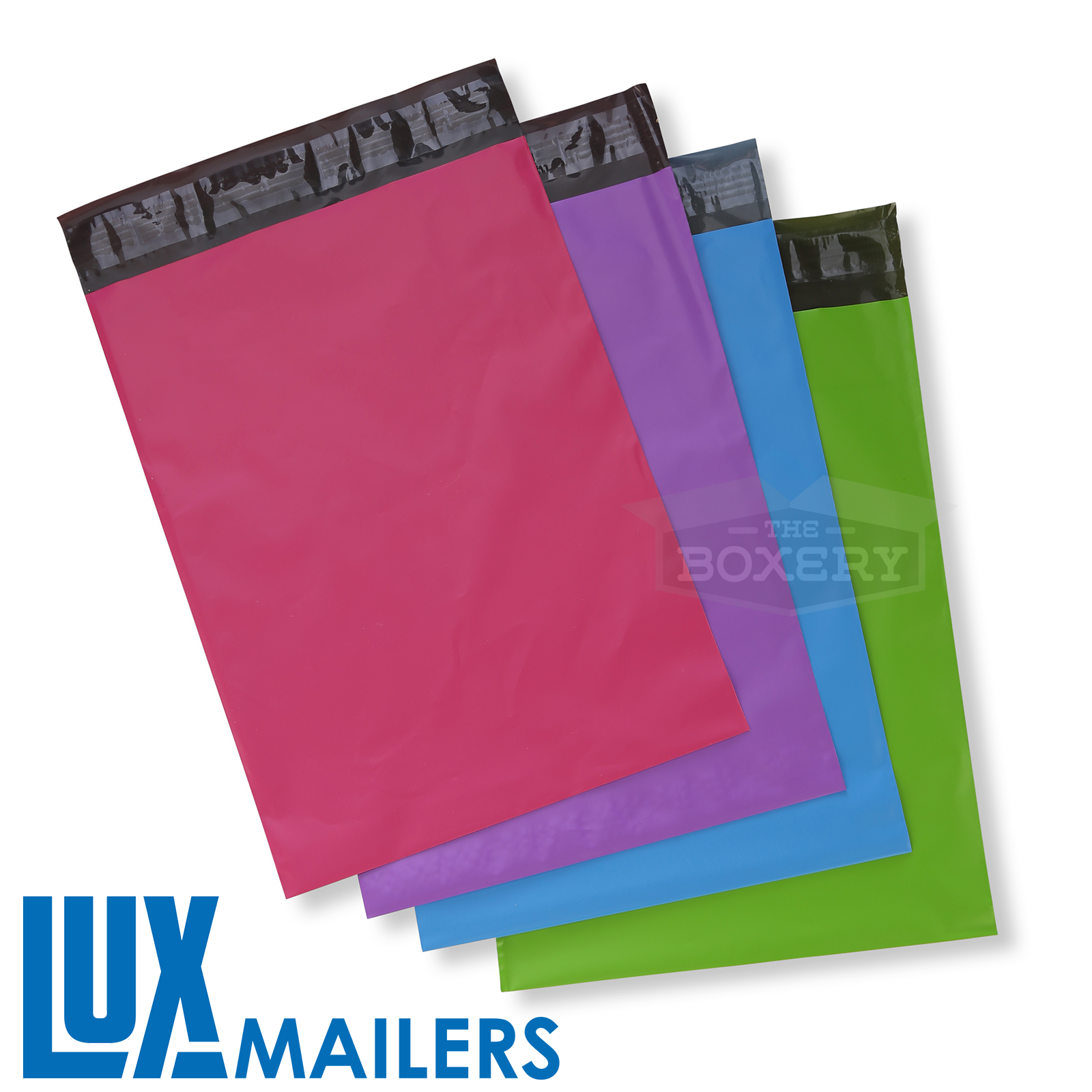 500 - 12x15.5 BLUE POLY MAILERS ENVELOPES BAGS - 2.5MIL from The Boxery