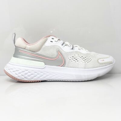 

Nike Womens React Miler 2 CW7136-101 Белые кроссовки кроссовки размер 8,5, Белый, React Miler 2