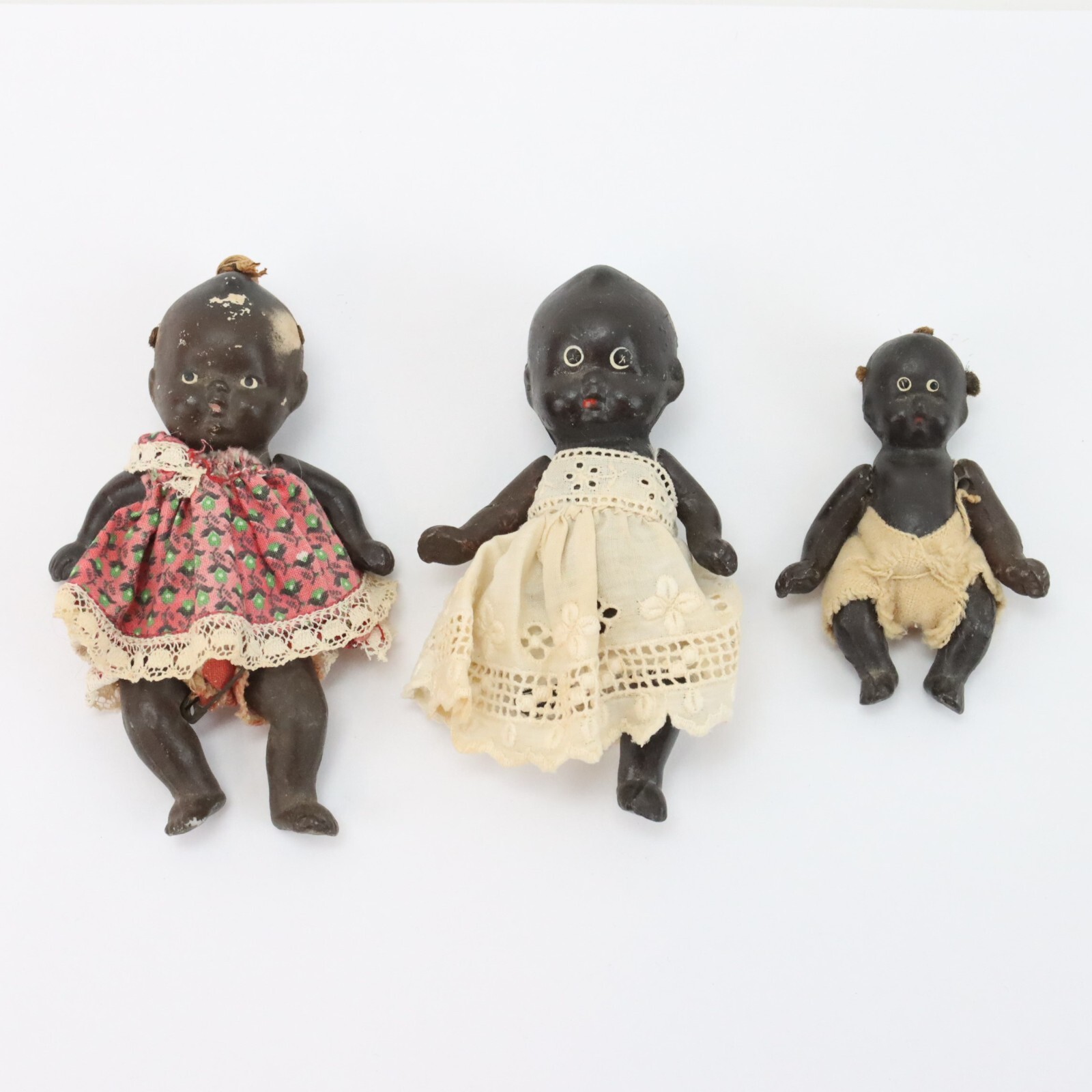 Vintage African American Black Porcelain 3-3/4