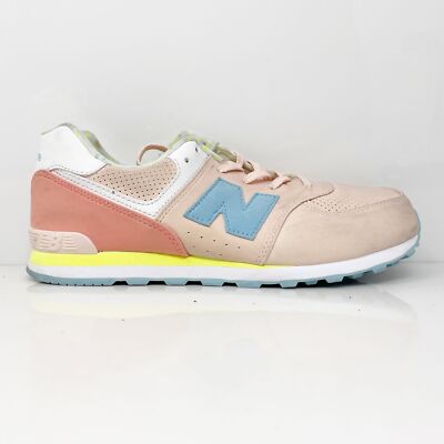 

New Balance Boys 574 GC574JS Розовые повседневные кроссовки Кроссовки Размер 7 M, Розовый, 574