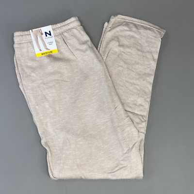NATORI Soft Stretch Knit Lounge Pant Ankle Length Women's Sz M Heather Latte NC7
