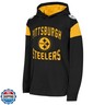 Outerstuff NFL Kids Youth 8-20 Official Licensed Team Color Primary Logo The Champ Lightweight Long Sleeve Football Hoodie - Pittsburgh Steelers - Medium 10/12