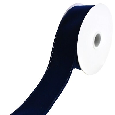 ESC03 Christmas Velvet Wired Edge Ribbon, 1-1/2-Inch, 10-Yard