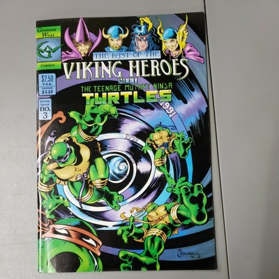 Last Of The Viking Heroes #3 Genesis West 1991 TMNT Teenage Mutant Ninja Turtles