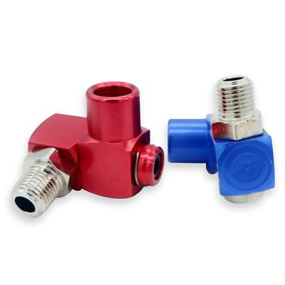 4Pcs 360 Degree Swivel Air Hose Connector 1/4” Industrial Air Fittings and Pn...