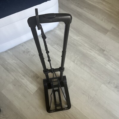 Portable Folding Luggage Cart Heavy Duty Two-wheel Trolley For Home Travel Shopp