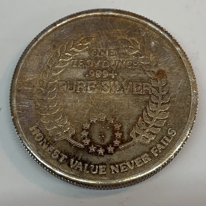 Empire Trade Unit 1 troy oz .999 Fine Silver Art Round | eBay