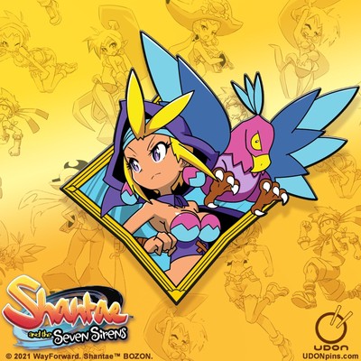Shantae Limited Edition Character Portrait Pin Series - Sky