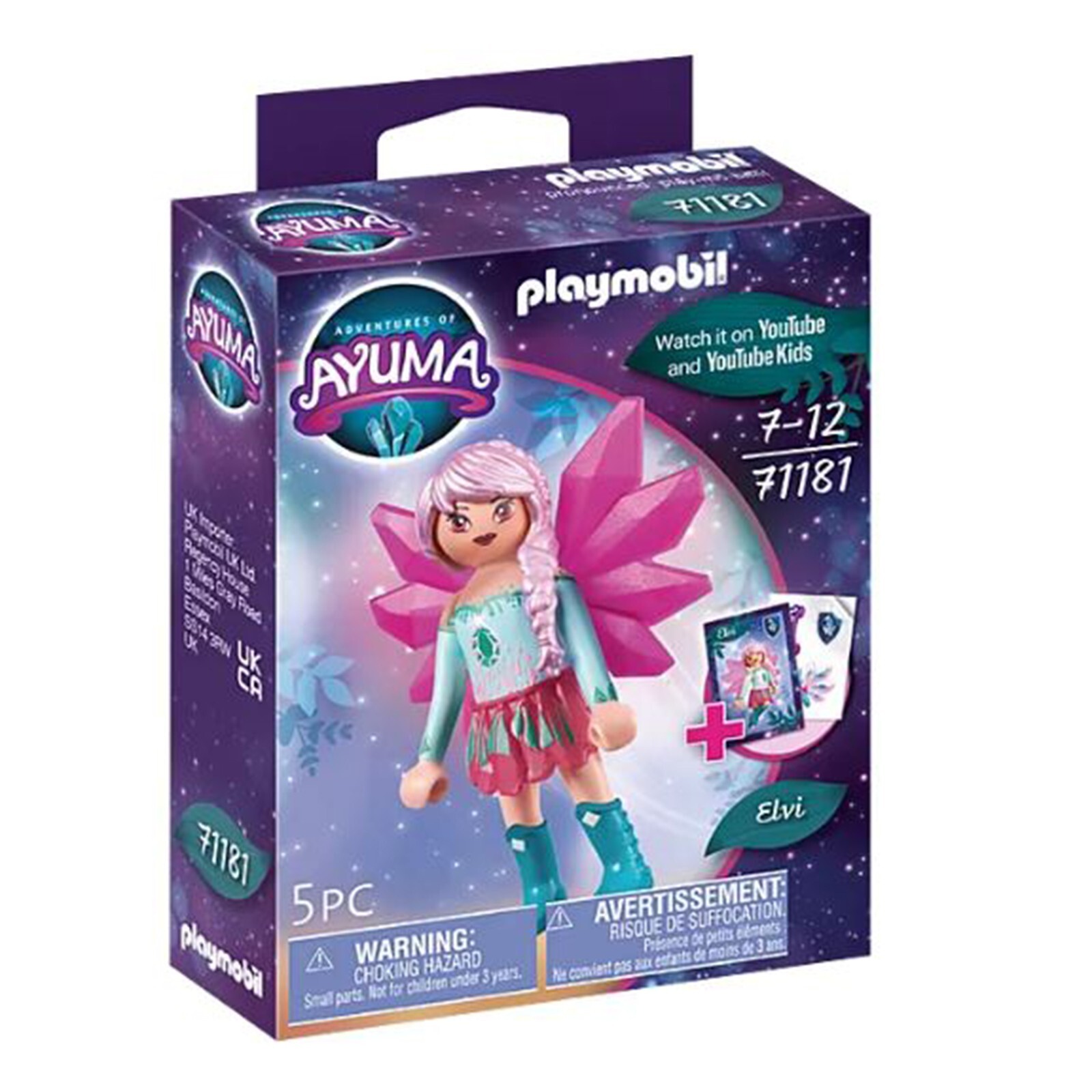 Конструктор Playmobil Ayuma Хрустальная Фея Элви 71181 НОВЫЙ В НАЛИЧИИ НА СКЛАДЕ