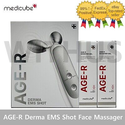 Medicube AGE-R Derma Shot Device Face Massager w/Booster Gel Serum*2ea
