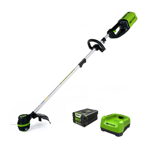 Greenworks PRO 80V 16-inch Cordless String Trimmer with 2.0 Ah Battery & Charger