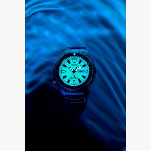 Pre-owned Citizen ​ Eco-drive Men's Promaster Dive Automatic Luminous Dial Watch Ny0155-58x