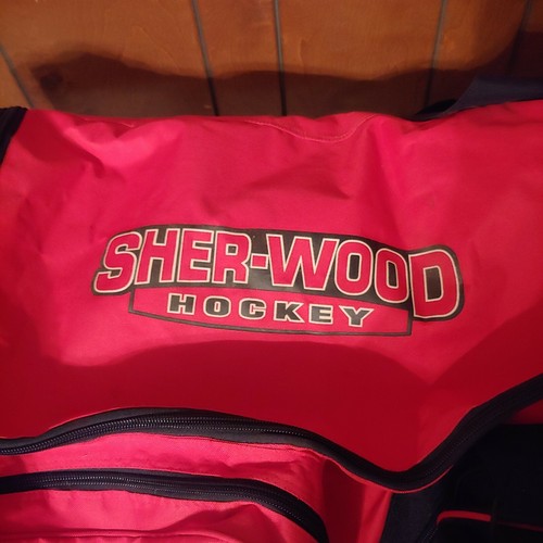Red Sherwood Hockey Equipment  Bag Large 35 In long