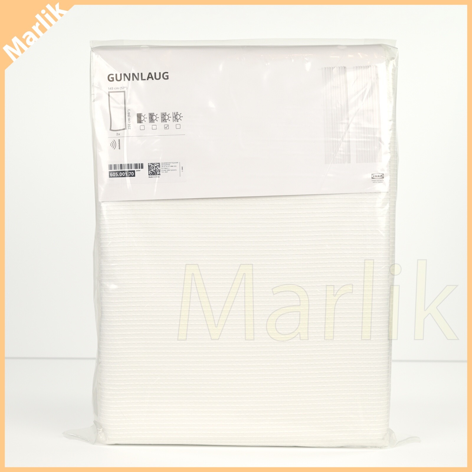 IKEA GUNNLAUG Sound Absorbing Curtain 57x98