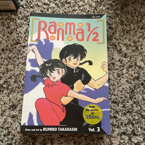 Ranma 1/2 Volume 3 English Manga Rumiko Takahashi Viz FREE SHIPPING