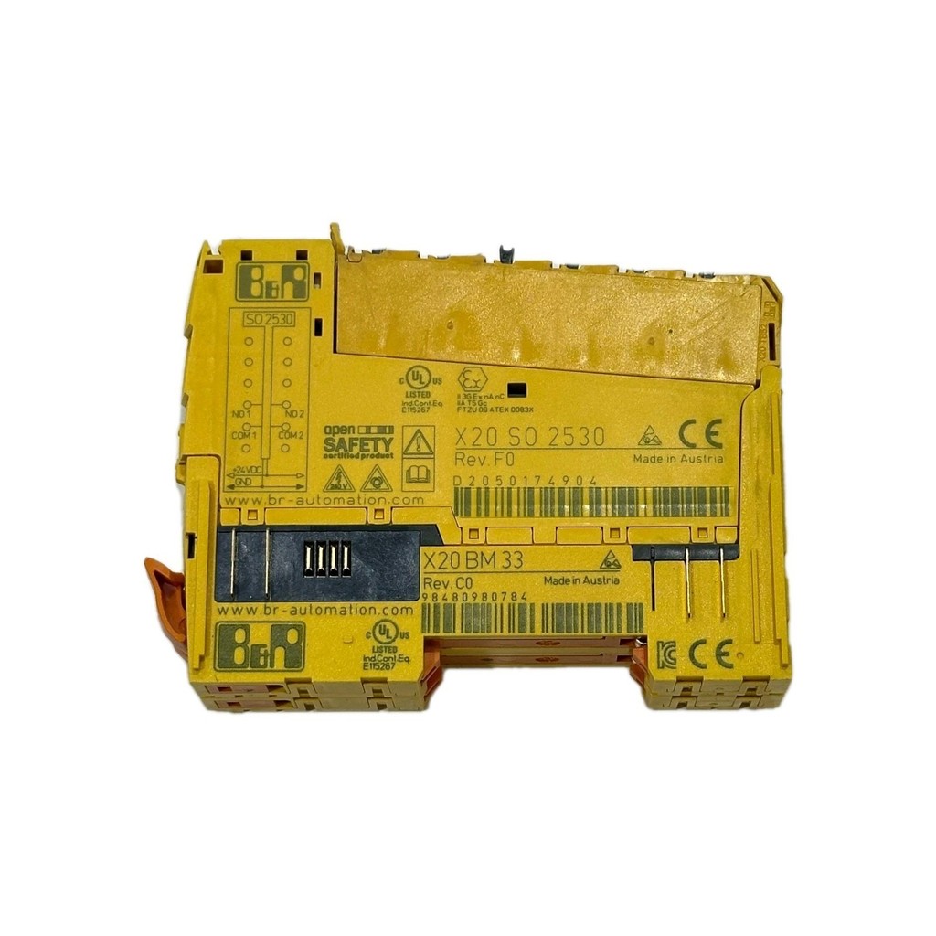 B&R X20SO2530 Rev. F0 X20 SO 2530 PLC UNIT — 2