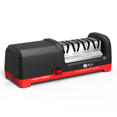 TAIDEA 4 Stage Electric Knife Sharpener 20° Grinding Edge Knife Sharpener L0C4