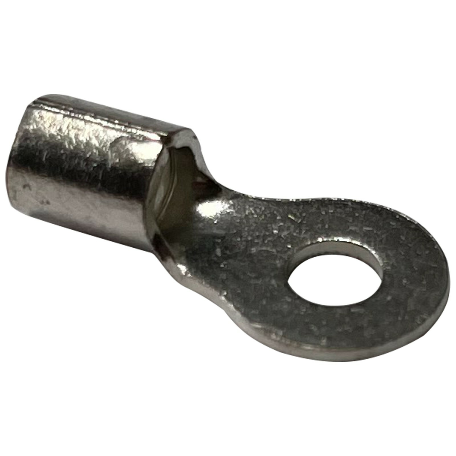 (100) Non-Insulated 8 Gauge #10 Ring Terminal Uninsulated Wire Connector USA