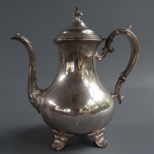 VTG Gorham DUCHESS EP Silver Plate Coffee Tea Pot YC1901 3 Pint 10.5