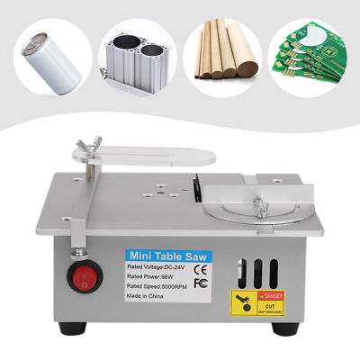 Mini Electric Table Saw Bench Circular Blade Woodworking Cutting Tool Machine US