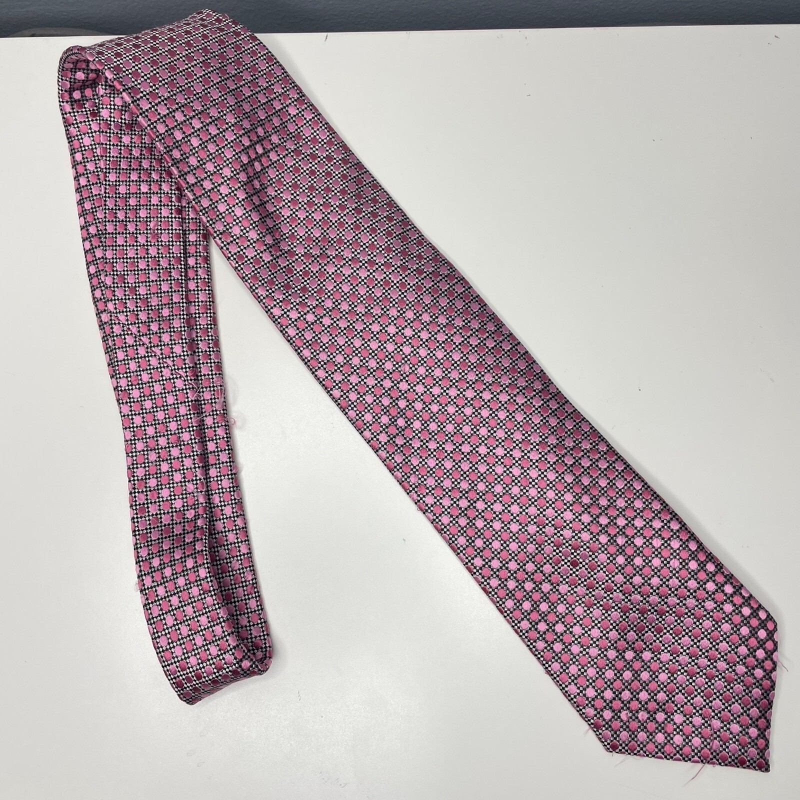 THE BIG KNOT BY STEVEN LAND 100 silk print tie Men s Business eBay