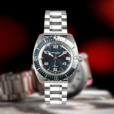 Pre-owned Vostok Amphibian 170894 - Russian Diver Automatic Wristwatch - Usa Seller